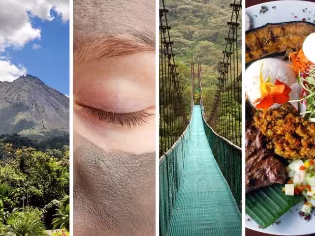 Arenal volcano trek combined with Mistico forest hanging bridges hike